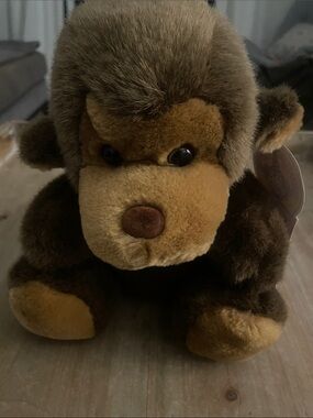 Plush Brown Monkey Stuffed Animal - Soft Kids Toy Circus Circus